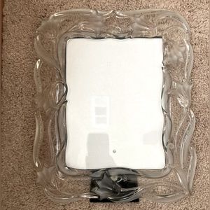 Vintage Frosted Glass Photo Frame